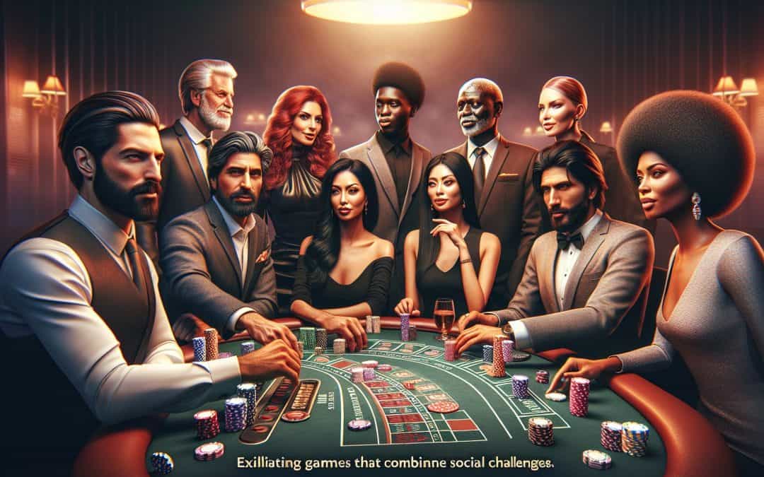 Casino igre koje uključuju društvene izazove